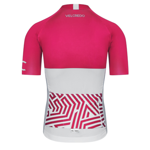Koszulka rowerowa koszulka kolarska ultrarubine velcredo VC tyl
