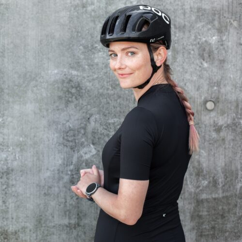 VELCREDO koszulka kolarska damska PRO NERO INTENSO cycling jersey VC kolarska w stroju rowerowym