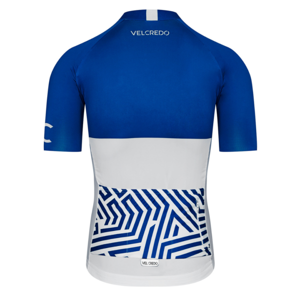 koszulka kolarska meska cycling jersey Ultrablue Velcredo tyl