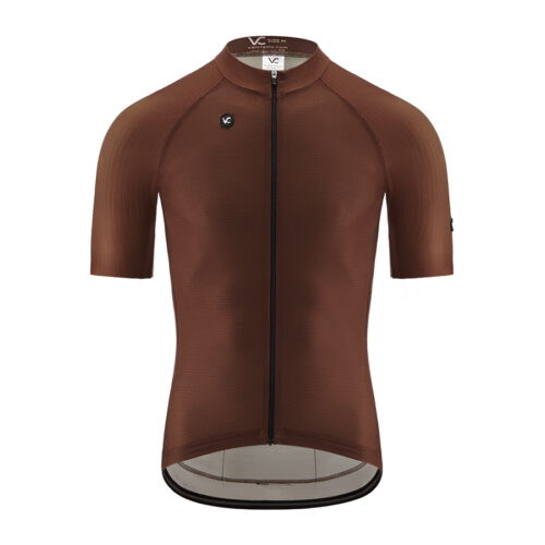 Cycling jersey man brown VELCREDO